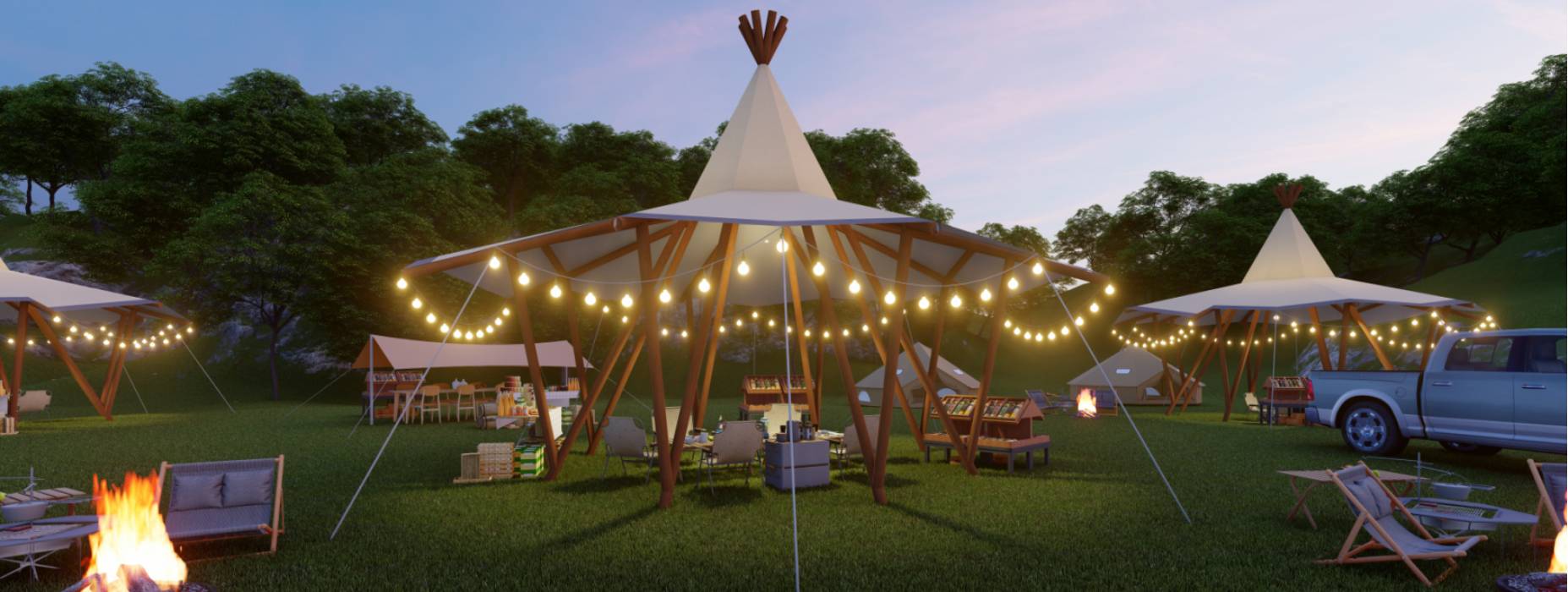 定襄县露营帐篷酒店厂家